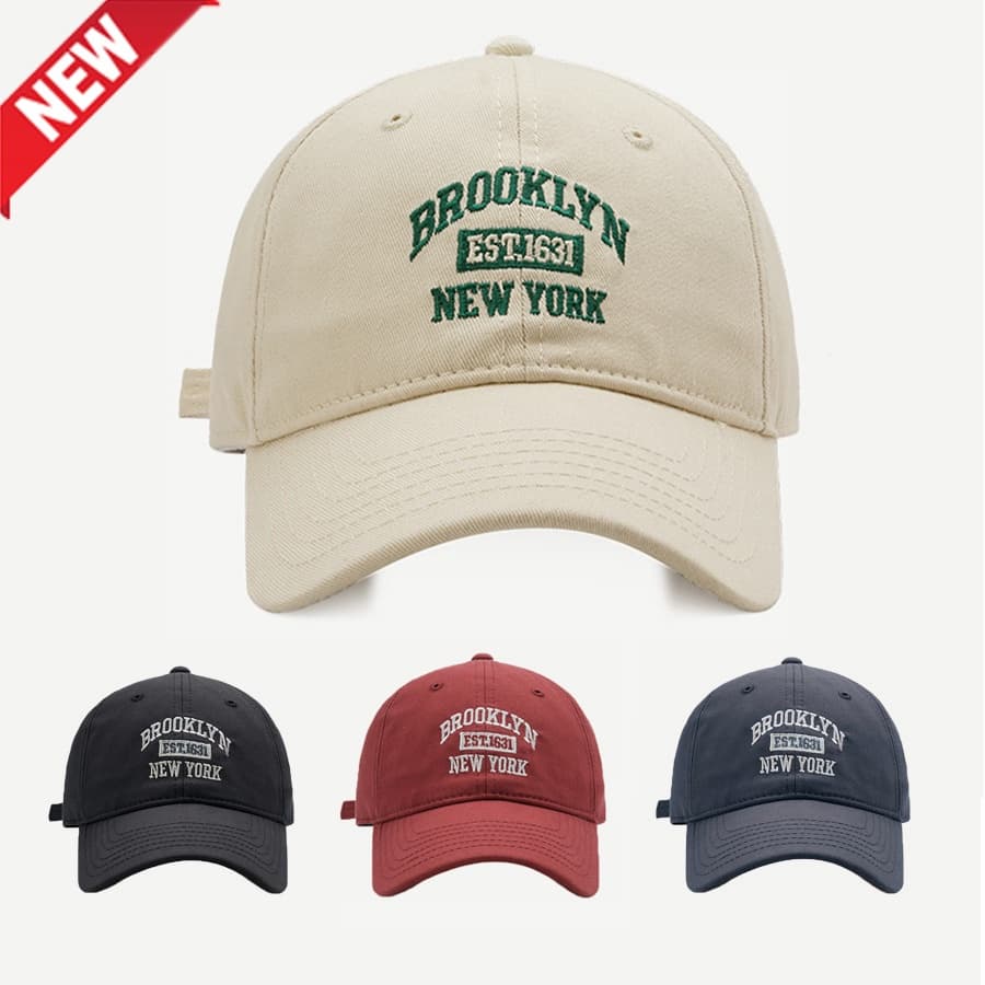 Embroidered Soft-Top Baseball Cap