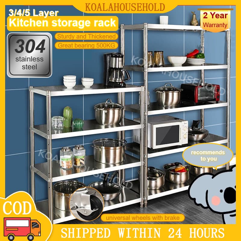 Multi-Layer Kitchen Organizer Rack (3 to 5 Tiers)