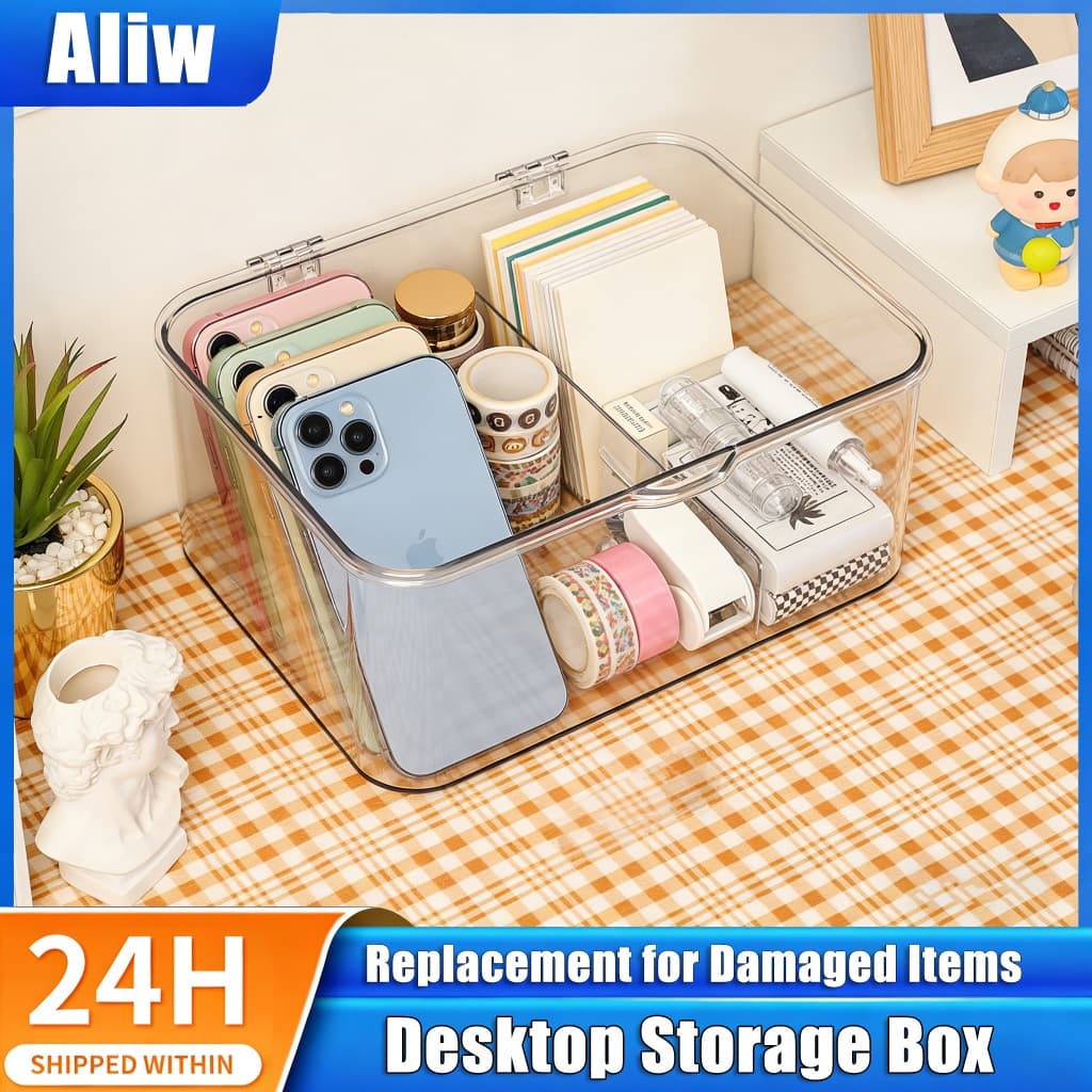 Acrylic Cosmetic and Desktop Organizer Box