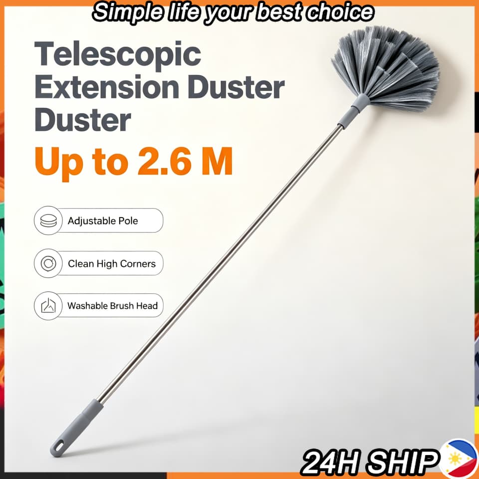 Retractable Ceiling Cleaning Brush