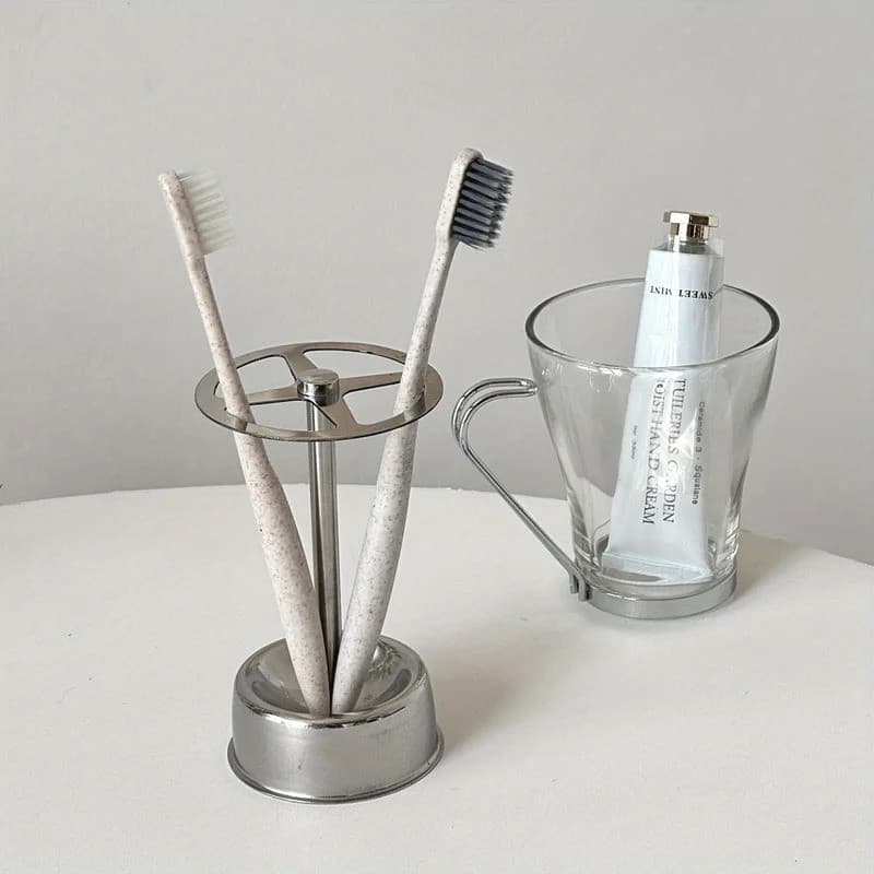 Stainless Steel Toothbrush Holder Rack