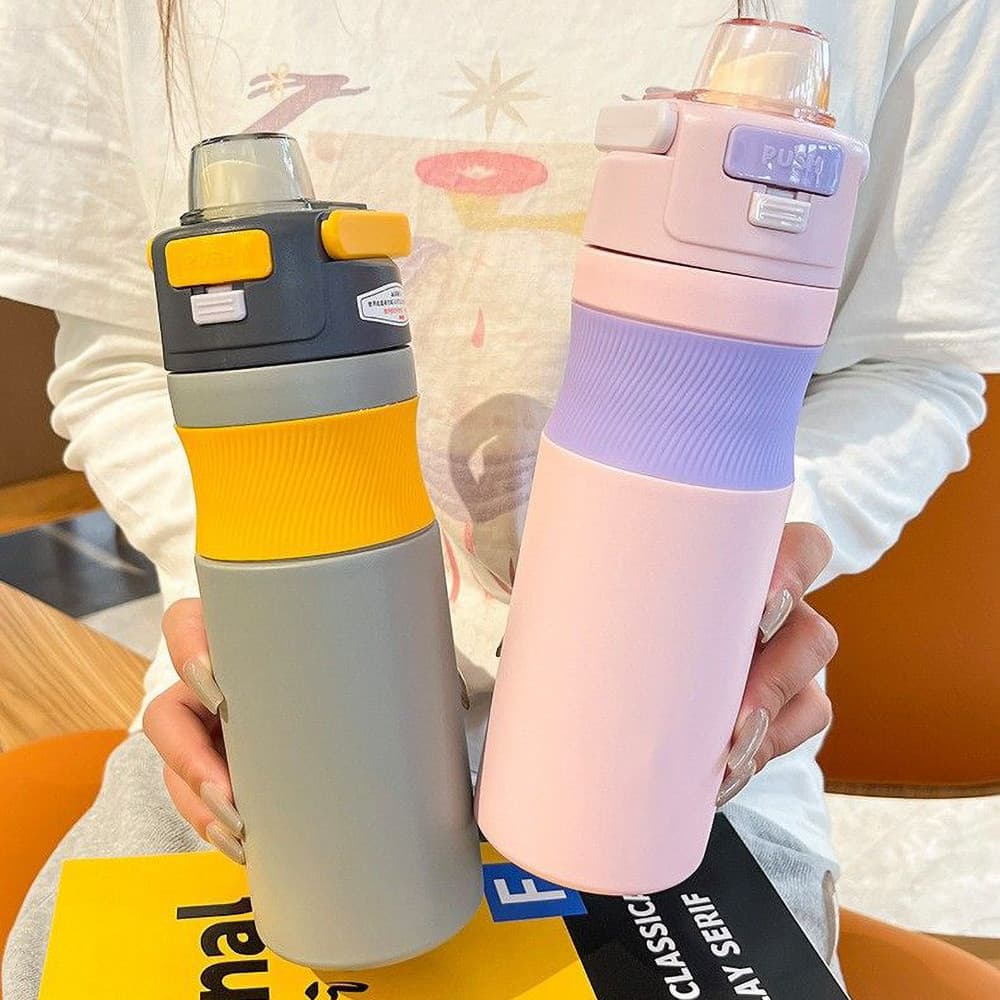 Portable Stainless Steel Thermos with Handle