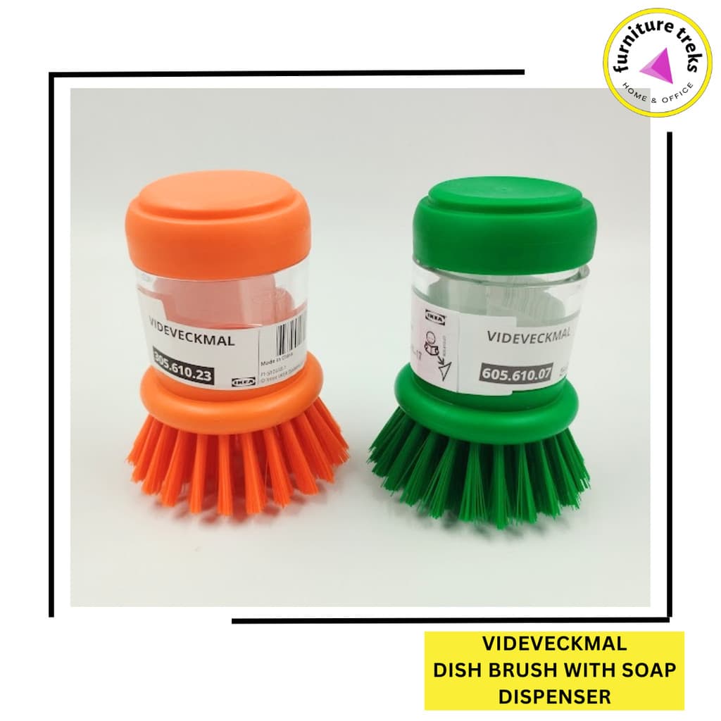 Dish Brush with Soap Dispenser