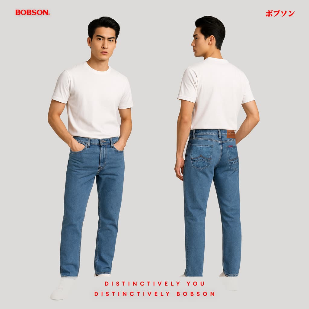 Bobson Men's Slim-Straight Jeans