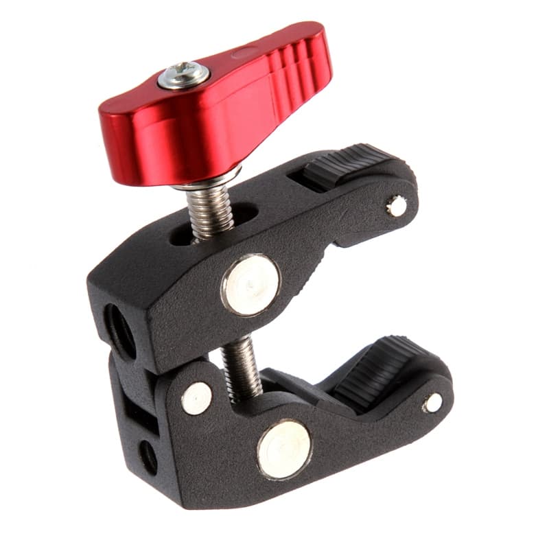 Crab Claw Clamp Mount for Cameras (1/4 and 3/8)